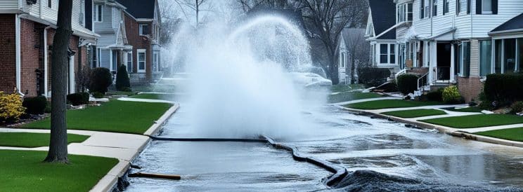 Busted Pipe Des Plaines IL