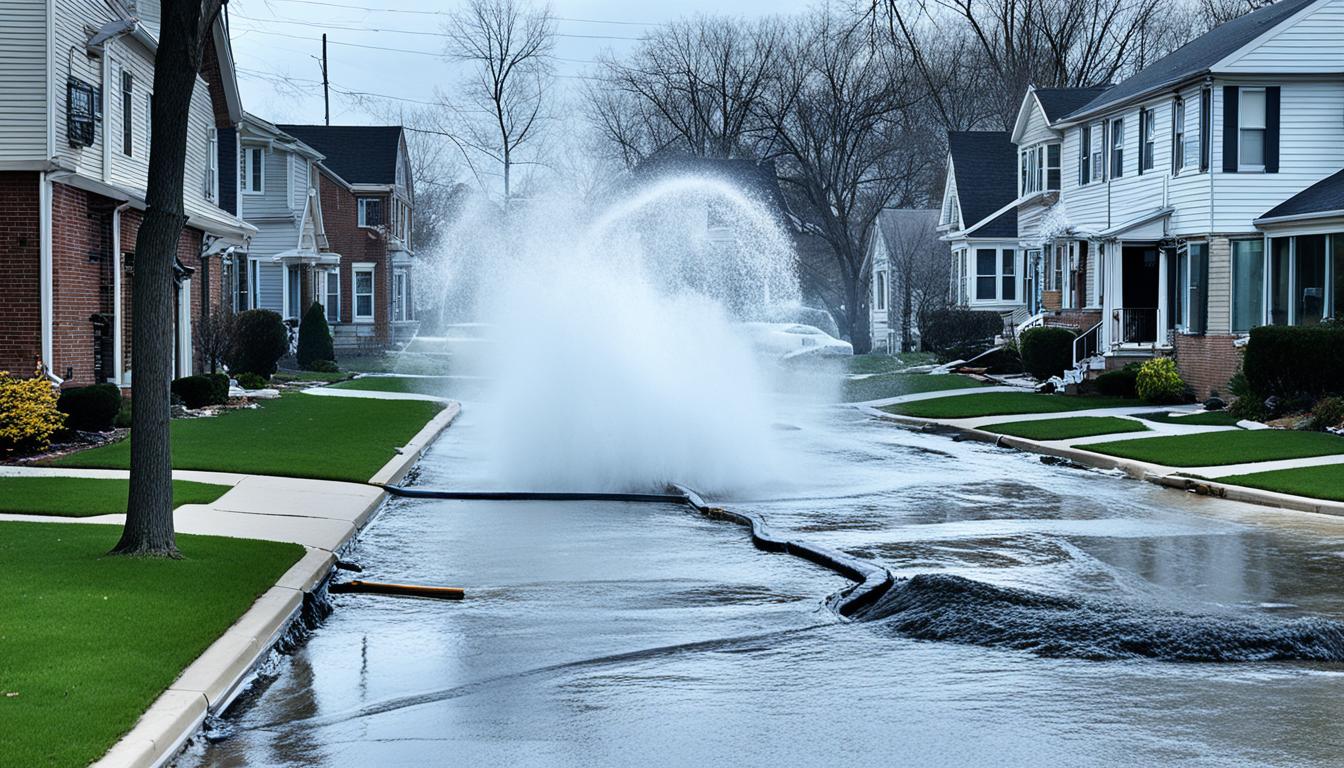 Busted Pipe Des Plaines IL