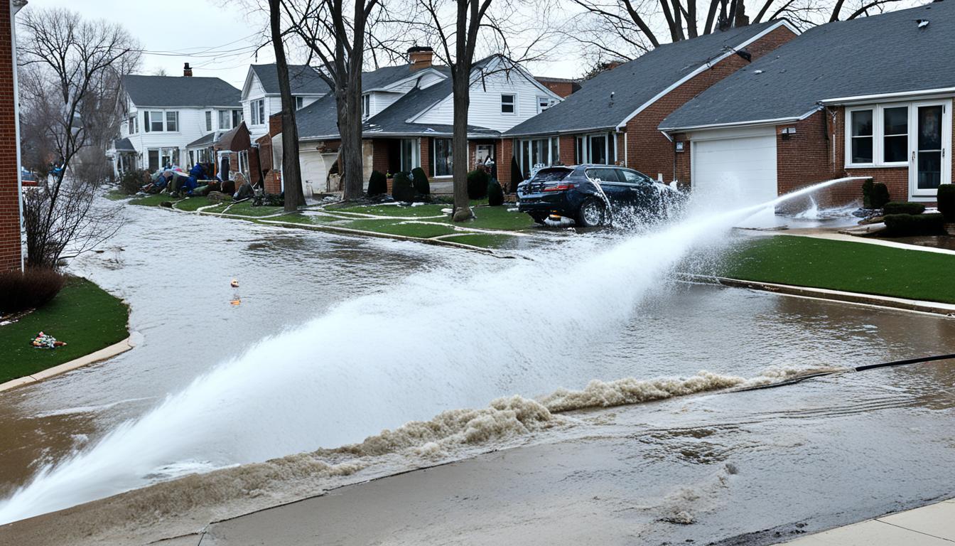 Busted Pipe Skokie IL