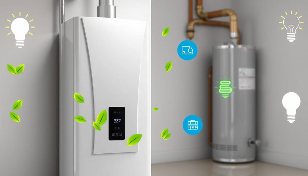 How energy-efficient is a tankless water heater compared to a traditional one? - Can a Plumber Help me Reduce Water Usage in my Home?