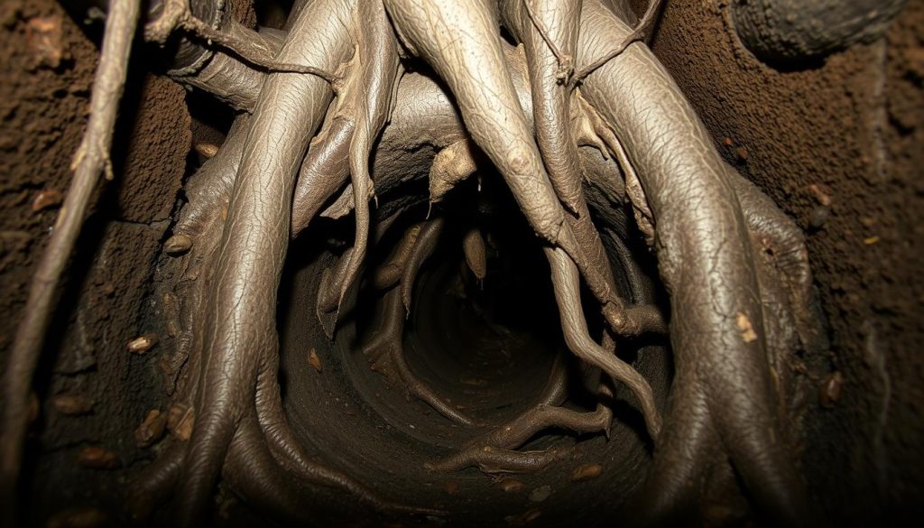 tree root intrusion in sewer lines - How Can Tree Roots Affect my Sewer Line and Cause Backups?